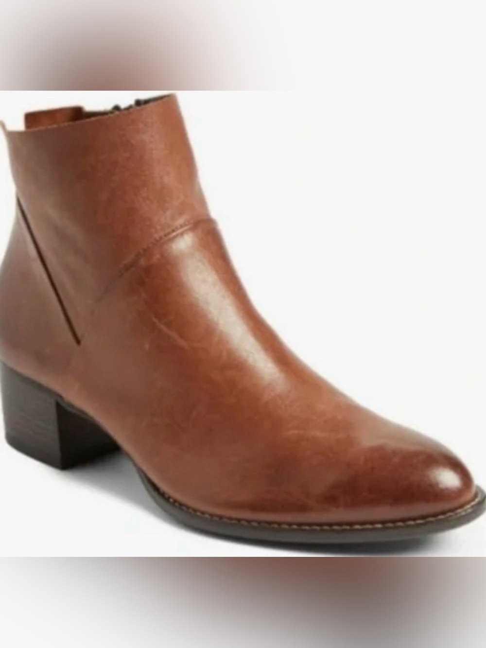 Paul Green Chestnut Leather Boots